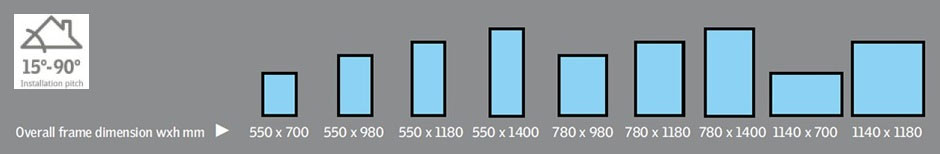 Electric Powered Opening Skylight Natural Lighting And Ventilation